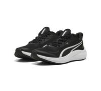 Sneaker PUMA "Skyrocket Lite 2 Schuhe Jugendliche", Damen, Gr. 37,5, schwarz, weiß silber metallic, Obermaterial: Synthetik, Textil; Futter: Textil; Innensohle: Textil; Laufsohle: Gummi, Synthetik, Sc