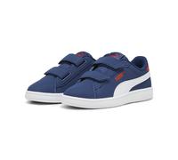 Sneaker PUMA "Smash 3.0 Buck Sneakers Jugendliche", Jungen, Gr. 28.5, persian blau weiß for all time rot, Obermaterial: Synthetik, Textil. Futter: Textil. Innensohle: Textil. Laufsohle: Gummi, Schuhe
