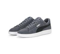 Sneaker PUMA "SMASH 3.0", Damen, Gr. 39, grau (gray tile, puma schwarz, puma weiß), Leder, unifarben, Schuhe Sneaker, klassische Tennissport-Silhouette, gepufferter Schuhkragen (86665746-39) gray tile