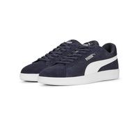 Sneaker PUMA "SMASH 3.0", Damen, Gr. 41, blau (parisian night, puma weiß, puma silber), Leder, unifarben, Schuhe Sneaker, klassische Tennissport-Silhouette, gepufferter Schuhkragen (26353952-41) paris
