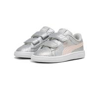Puma Sneaker Smash 3.0 Glitz Glam V INF Mädchen Gr. 25 Glacial Gray-Frosty Pink