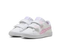 Sneaker PUMA "Smash 3.0 Hearty Sneakers Mädchen", Damen, Gr. 29, weiß pearl pink, Obermaterial: Textil, Synthetik; Futter: Textil; Innensohle: Textil; Laufsohle: Gummi, Schuhe Sneaker (69017361-29) we