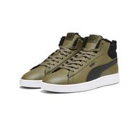 Sneaker PUMA "Smash 3.0 Mid WTR Sneakers Erwachsene", Damen, Gr. 40, grün (olive drab schwarz, weiß grün), Obermaterial: Synthetik, Leder; Futter: Textil; Innensohle: Textil; Laufsohle: Gummi, Schuhe