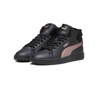 Sneaker PUMA "Smash 3.0 Mid WTR Sneakers Erwachsene", Damen, Gr. 44,5, rosa (schwarz rose gold metallic), Obermaterial: Synthetik, Leder; Futter: Textil; Innensohle: Textil; Laufsohle: Gummi, Schuhe S