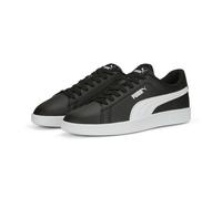 Sneaker PUMA "Smash 3.0 Sneakers Erwachsene", Damen, Gr. 38,5, schwarz-weiß (schwarz, weiß), Obermaterial: Synthetik, Textil, Kuhleder, Leder. Futter: Textil. Innensohle: Textil. Laufsohle: Gummi, Sch