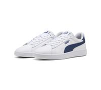 Sneaker PUMA "Smash 3.0 L Sneakers Erwachsene", Gr. 44, blau (weiß persian blau), Obermaterial: Leder, Synthetik; Futter: Textil; Innensohle: Textil; Laufsohle: Gummi, Schuhe (98127165-44) weiß persia