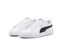 Sneaker PUMA "Smash 3.0 Sneakers Erwachsene", Damen, Gr. 45, schwarz-weiß (weiß schwarz gold), Obermaterial: Synthetik, Textil, Kuhleder, Leder. Futter: Textil. Innensohle: Textil. Laufsohle: Gummi, S