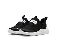 Sneaker PUMA "SOFT WIRED 2 SLIPTECH PS", Damen, Gr. 32, puma schwarz, puma weiß, Textil, Schuhe Sneaker, mit Schlupfeinstieg, mit profiliertem Synthetik-Laufsohlenmaterial (76241242-32) puma schwarz, 