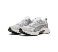 Sneaker PUMA "SOFTRIDE ESCALATE", Herren, Gr. 42,5, feather gray, gray echo, puma aged silber, warm weiß, Textil, Schuhe Sneaker, atmungsaktives Textil-Obermaterial, SOFTFOAM+ Dämpfungstechnologie (47