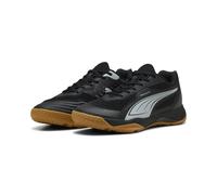 Sneaker PUMA "Solarflash III Hallensportschuhe Erwachsene", Herren, Gr. 44, schwarz cool light gray, Obermaterial: Synthetik, Textil; Futter: Textil; Innensohle: Textil; Laufsohle: Gummi, Schuhe Sneak