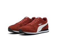 Sneaker PUMA "ST MILER", Damen, Gr. 44,5, bordeaux rot, puma weiß, new navy, Textil, mehrfarbig, Schuhe Sneaker, mit Mesh und Wildleder-Overlays, mit EVA-Zwischensohle (20691222-44,5) bordeaux rot, pu