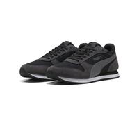 Sneaker PUMA "ST Miler Sneakers Erwachsene", Damen, Gr. 44, schwarz moody gray weiß, Obermaterial: Synthetik, Kuhleder, Textil. Futter: Textil. Innensohle: Textil. Laufsohle: Gummi, Schuhe Sneaker (51