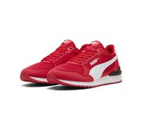Sneaker PUMA "ST Runner v4 Mesh Sneakers Jugendliche", Jungen, Gr. 38,5, for all time rot weiß schwarz, Obermaterial: Textil, Synthetik. Futter: Textil. Innensohle: Textil. Laufsohle: Gummi, Schuhe Sn