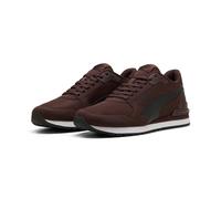 Sneaker PUMA "ST RUNNER V4 NL/ MESH", Damen, Gr. 41, chocolate braun, puma schwarz, puma weiß, Textil, unifarben, Schuhe Sneaker, Obermaterial aus Textil, leicht profilierte Gummilaufsohle (66012159-4