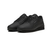 Sneaker PUMA "ST Runner v4 Sneakers Erwachsene", Damen, Gr. 35,5, schwarz shadow gray, Obermaterial: Kuhleder, Synthetik, Leder. Futter: Textil. Innensohle: Textil. Laufsohle: Gummi, Schuhe Sneaker (1