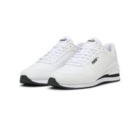Sneaker PUMA "ST Runner v4 Sneakers Erwachsene", Damen, Gr. 35,5, weiß schwarz, Obermaterial: Kuhleder, Synthetik, Leder. Futter: Textil. Innensohle: Textil. Laufsohle: Gummi, Schuhe Sneaker (88835041