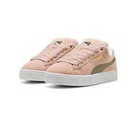 Sneaker PUMA "SUEDE XL", Damen, Gr. 40,5, weiß (rose quartz, velvet moss, puma weiß), Leder, mehrfarbig, Schuhe Sneaker, mit Lederobermaterial, mit SOFTFOAM+ Dämpfungstechnologie (82183423-40,5) rose