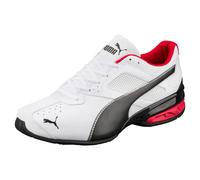 PUMA Herren Tazon 6 FM Low-Top Trainer, Puma White-Puma Black-Puma Silver, 47 EU