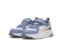 Sneaker PUMA "TRINITY 2 LT AC+ PS", Damen, Gr. 28, puma weiß, silber mist, gray sky, Textil, Schuhe Sneaker, mit Klettverschluss, mit SOFTFOAM+ Innensohle (39582943-28) puma weiß, silber mist, gray sk