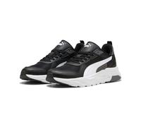 Sneaker PUMA "TRINITY 2 LT", Damen, Gr. 42,5, schwarz-weiß (puma schwarz, puma weiß, cool schwarz gray), Textil, Schuhe Sneaker, für sportliche Aktivitäten und Streetwear, mit SOFTFOAM+ Einlegesohle (