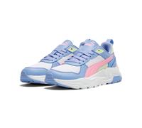 Sneaker PUMA "TRINITY 2 LT JR", Jungen, Gr. 35,5, puma weiß, pink shimmer, intense lavender, Textil, Schuhe Sneaker, für sportliche Aktivitäten und Streetwear, mit SOFTFOAM+ Innensohle (31630529-35,5)