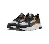 Sneaker PUMA "TRINITY 2 LT JR", Mädchen, Gr. 37, schwarz (cool light gray, moody gray, puma schwarz), Textil, Schuhe Sneaker, für sportliche Aktivitäten und Streetwear, mit SOFTFOAM+ Innensohle (49937