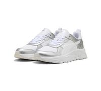 Sneaker PUMA "TRINITY 2 LT METALLIC GLAM", Damen, Gr. 41, silber (puma weiß, puma silber), Synthetik, Schuhe Sneaker (90141035-41) puma weiß, puma silber