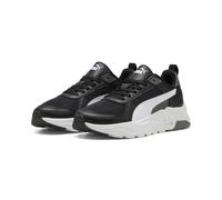 Sneaker PUMA "Trinity 2 LT Sneakers Jugendliche", Jungen, Gr. 38,5, schwarz-weiß (schwarz, weiß cool schwarz gray), Obermaterial: Synthetik, Textil. Futter: Textil. Innensohle: Textil. Laufsohle: Synt