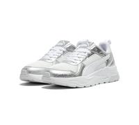 PUMA Trinity 2 Metallisch Whisper Sneakers Damen, Schuhe, Weiß, 37.5 White