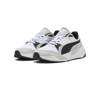 Sneaker PUMA "Trinity 2 Sneakers Erwachsene", Herren, Gr. 40.5, schwarz-weiß (weiß schwarz cool light gray), Obermaterial: Synthetik, Kuhleder, Textil. Futter: Textil. Innensohle: Textil. Laufsohle: G