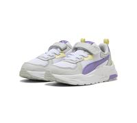 Sneaker PUMA "TRINITY LITE AC+ PS", Kinder, Gr. 28, puma weiß, lavender alert, glacial gray, Textil, Schuhe Sneaker (93321923-28) puma weiß, lavender alert, glacial gray