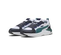Sneaker PUMA "X-Ray 3 Sneakers Erwachsene", Damen, Gr. 37,5, weiß emerald ice new navy grün blau, Obermaterial: Synthetik, Textil; Futter: Textil; Innensohle: Textil; Laufsohle: Synthetik, Gummi, Schu