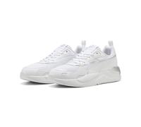 Sneaker PUMA "X-Ray 3 Sneakers Erwachsene", Damen, Gr. 44, weiß silber metallic, Obermaterial: Textil, Synthetik; Futter: Textil; Innensohle: Textil; Laufsohle: Gummi, Schuhe Sneaker (41544023-44) wei