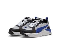 Sneaker PUMA "X-Ray 3 Sneakers Jugendliche", Damen, Gr. 39, schwarz (glacial gray vivid blau schwarz), Obermaterial: Synthetik, Textil; Futter: Textil; Innensohle: Textil; Laufsohle: Synthetik, Gummi,