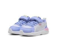 Sneaker PUMA "X-Ray 3 Sneakers Kinder", Kinder, Gr. 27, weiß silber mist intense lavender gray lila, Obermaterial: Textil, Synthetik. Futter: Textil. Innensohle: Textil. Laufsohle: Synthetik, Gummi, S