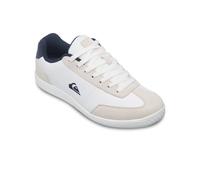 Sneaker QUIKSILVER "Sutton", Herren, Gr. 11 (44), weiß, Obermaterial: 53% Leder, 46% Synthetik, 1% Textil / Futter: 100% Textil / Laufsohle: 100% Gummi., Schuhe Sneaker (82070447-11) weiß