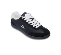 Sneaker QUIKSILVER "Sutton", Herren, Gr. 12(45), schwarz-weiß (schwarz), Obermaterial: 53% Leder, 46% Synthetik, 1% Textil / Futter: 100% Textil / Laufsohle: 100% Gummi;, Schuhe Sneaker (45074902-12) 
