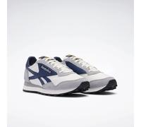 Sneaker REEBOK CLASSIC "AZTEC II", Herren, Gr. 36,5, blau (grau 3, chalk, vector navy), Leder, Synthetik, Textil, Schuhe Sneaker (12883814-36,5) grau 3, chalk, vector navy