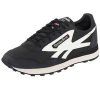 Sneaker REEBOK CLASSIC "AZTEC II", Herren, Gr. 37,5, schwarz-weiß (schwarz, washed schwarz, chalk), Leder, Synthetik, Textil, Schuhe Sneaker (30651736-37,5) schwarz, washed schwarz, chalk