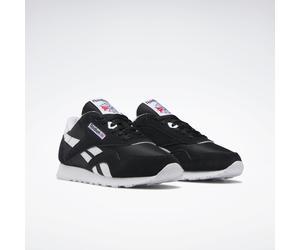 Sneaker REEBOK CLASSIC "CL NYLON", Damen, Gr. 36, schwarz, Leder, Textil, Schuhe Sneaker (69416340-36) schwarz