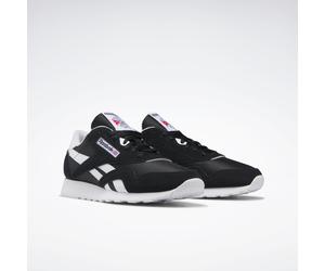 Sneaker REEBOK CLASSIC "CL NYLON", Herren, Gr. 44, schwarz, Leder, Textil, Schuhe Sneaker (24316356-44) schwarz