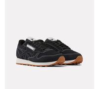 Sneaker REEBOK CLASSIC "CLASSIC LEATHER", Herren, Gr. 41, schwarz (schwarz, chalk, gum), Leder, Schuhe Sneaker (61793763-41) schwarz, chalk, gum