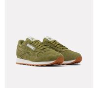 Sneaker REEBOK CLASSIC "CLASSIC LEATHER", Herren, Gr. 42, grün (gritgrün, chalk, gum), Leder, Schuhe Sneaker (52068927-42) gritgrün, chalk, gum