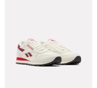 Sneaker REEBOK CLASSIC "CLASSIC LEATHER", Herren, Gr. 43, weiß (chalk, vintagechalk, vectorrot), Leder, Schuhe Sneaker (36375902-43) chalk, vintagechalk, vectorrot