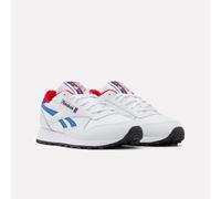 Sneaker REEBOK CLASSIC "CLASSIC LEATHER", Mädchen, Gr. 34,5, ftwrweiß, vectorblau, vectorrot, Leder, Synthetik, Schuhe Sneaker (65373228-34,5) ftwrweiß, vectorblau, vectorrot