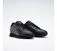 Reebok Leder-Sneakers "Classic" in Schwarz - 41% | Größe 34,5 | Damen Sneakers
