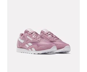 Sneaker REEBOK CLASSIC "CLASSIC NYLON", Damen, Gr. 38,5, rosa (berrychill, berrychill, ftwrhitw), Leder, Synthetik, Textil, Schuhe Sneaker (36042645-38,5) berrychill, berrychill, ftwrhitw
