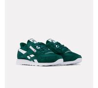 Sneaker REEBOK CLASSIC "CLASSIC NYLON", Herren, Gr. 38,5, metalgrün, ftwrweiß, metalgrün, Leder, Synthetik, Textil, Schuhe Sneaker (61021812-38,5) metalgrün, ftwrweiß, metalgrün