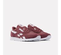 Sneaker REEBOK CLASSIC "CLASSIC NYLON", Herren, Gr. 40,5, rot (schwarzberry, ftwweiß, schwarzberry), Leder, Synthetik, Textil, Schuhe Sneaker (29823540-40,5) schwarzberry, ftwweiß, schwarzberry