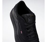 Sneaker REEBOK CLASSIC "CLUB C 85", Damen, Gr. 39, schwarz (schwarz, charcoal), Leder, Schuhe Skaterschuh Herrenschuh Sneaker low Sneaker Retrosneaker (462387-39) schwarz, charcoal